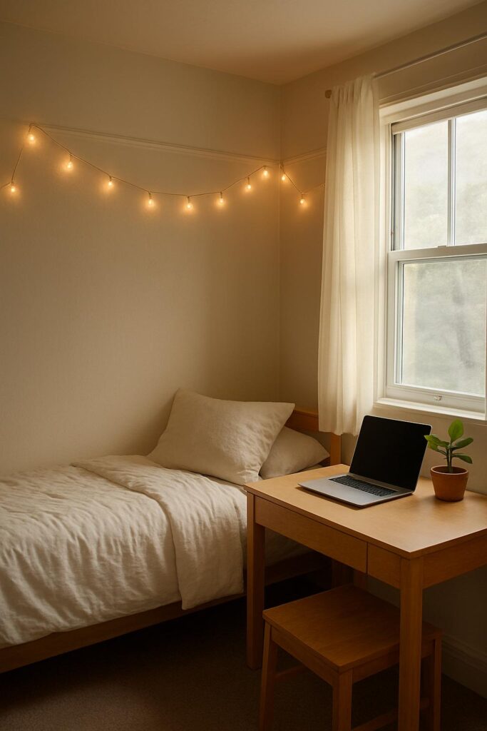 Cozy College Dorm Room Decor Idea